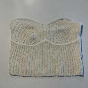 Free People Knit Tube Top with Sequins